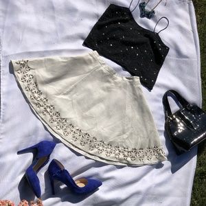 Ann Taylor Tops - Ann Taylor black beaded crop top Ann Taylor Tops - Ann Taylor black beaded crop top